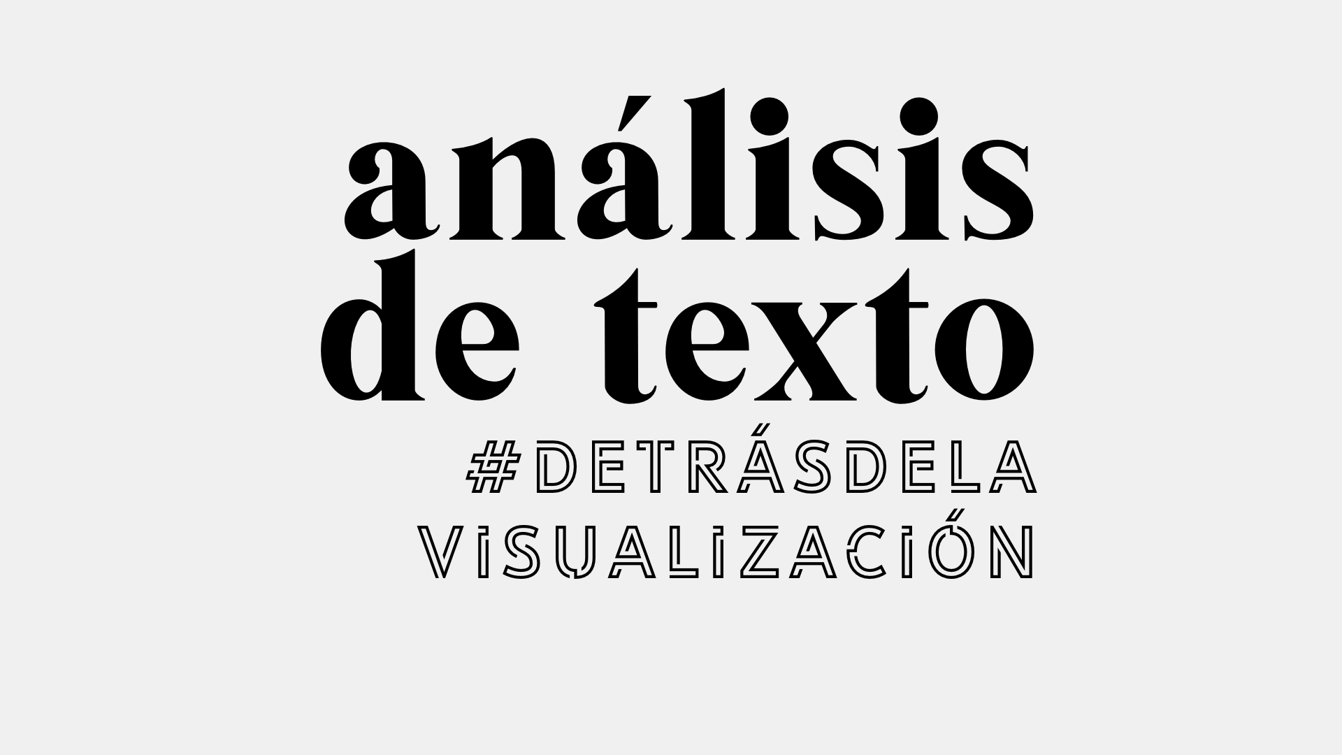 Introducción al análisis de texto